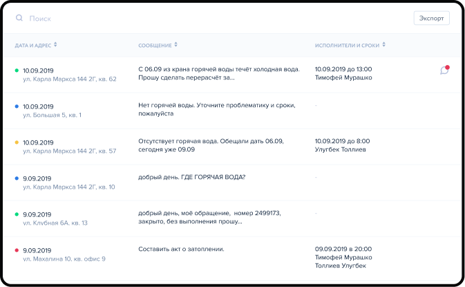 Электронная диспетчерская и мобильное приложение сотрудников объединяют все нужные УК функции